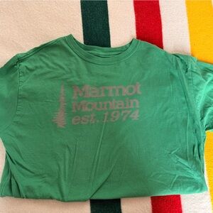 Marmot Vibrant Green Tee